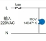 Lightning surge design of LED power supply