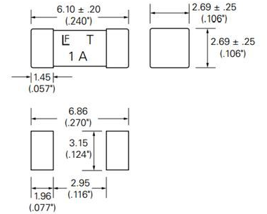 Chip fuse size and performance classification